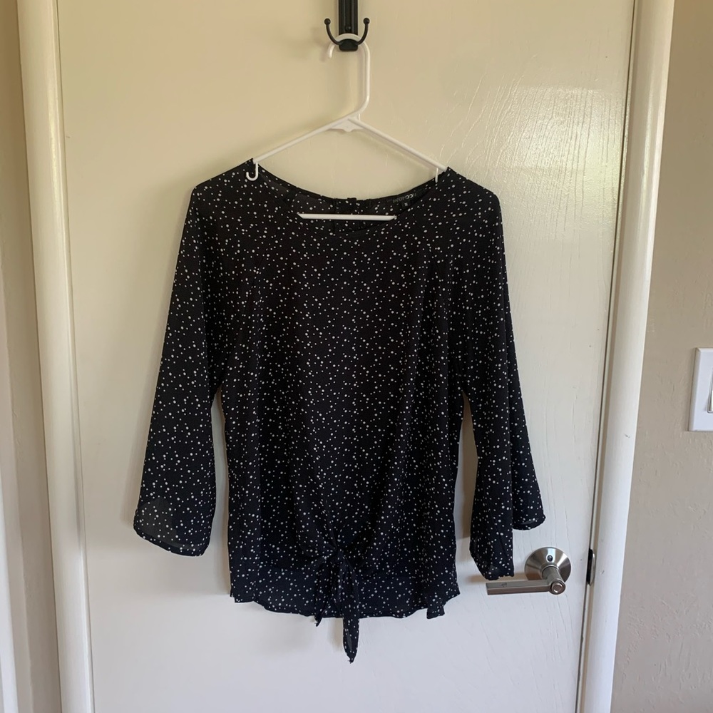 Black & White Blouse